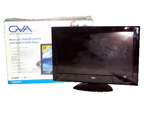 GVA 66CM (26'') FHD LCD TV WITH BUILT-IN DVD
